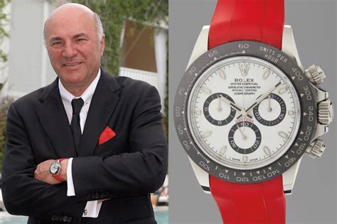 kevin o leary rolex watch with world map|is kevin o'leary wearing watches.